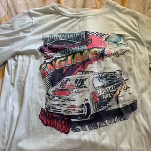 graphic tee oversized car tee